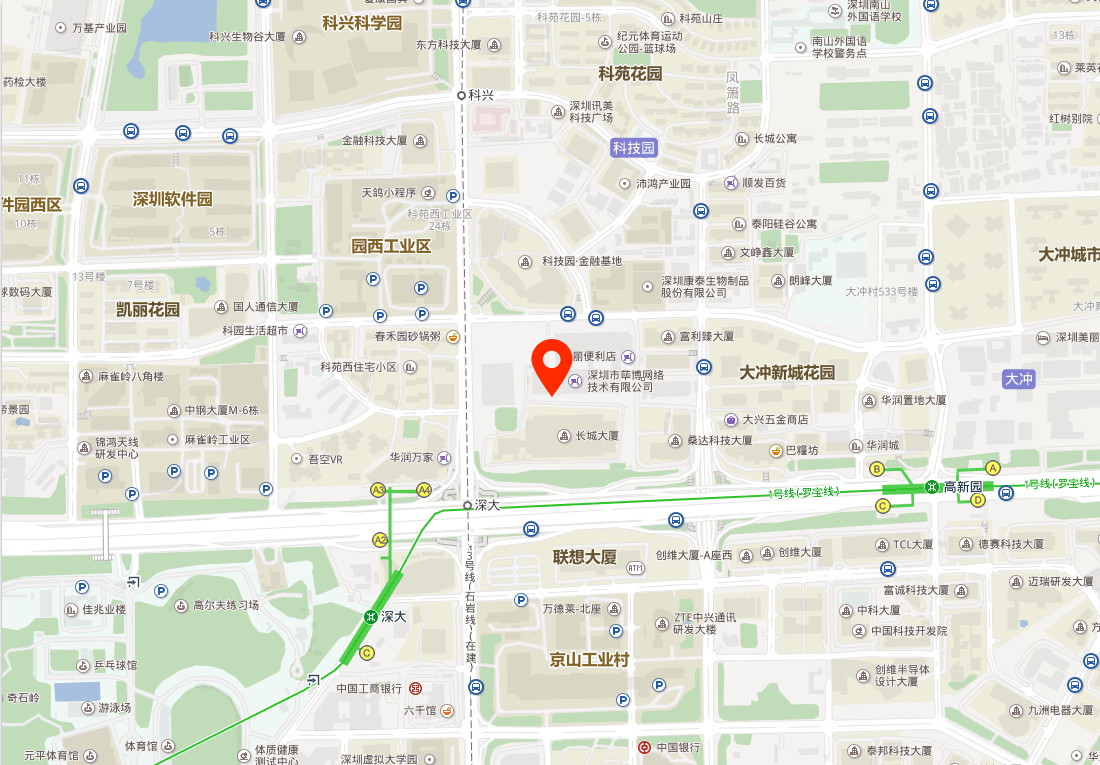 中电长城大厦地图位置